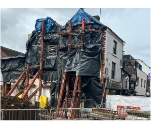 Construction progressing at 2 Walker Street
