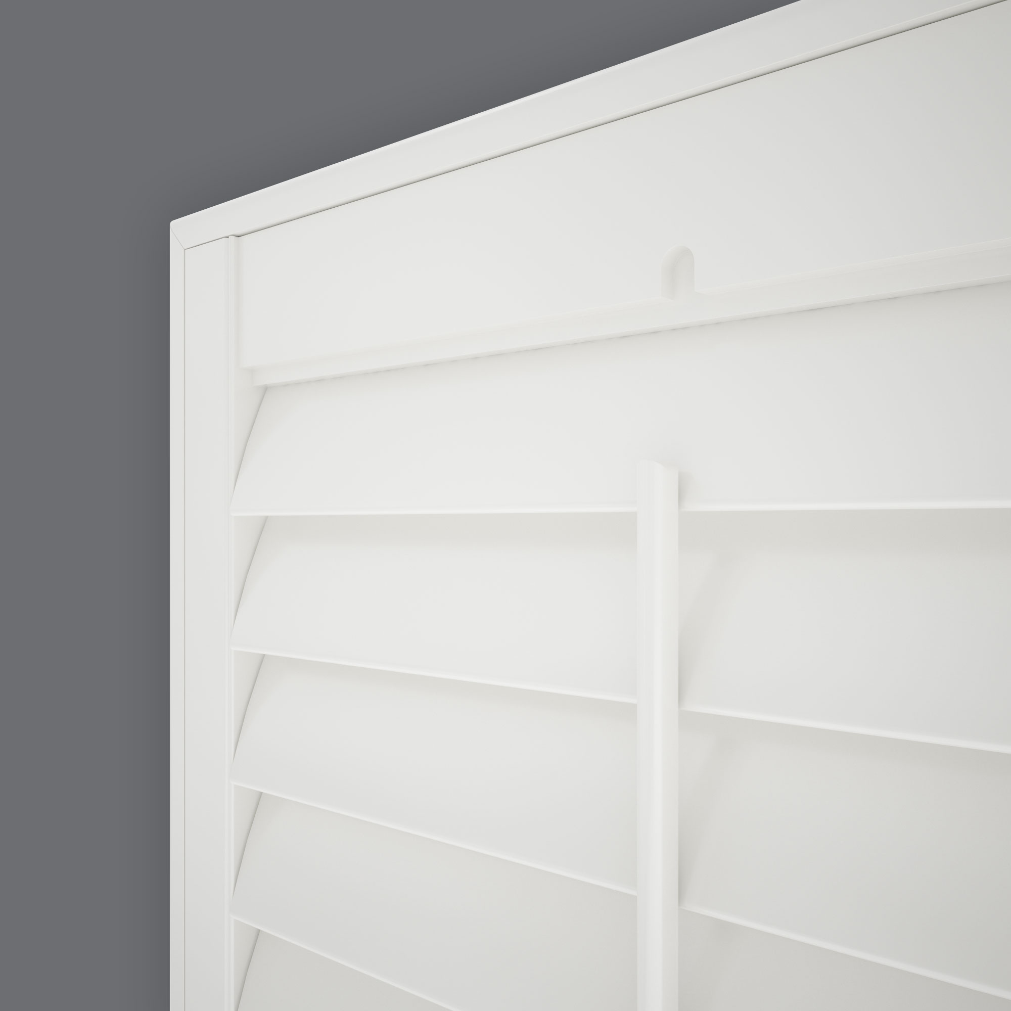 Santa Fe Faux Wood Shutters from FRO.blinds